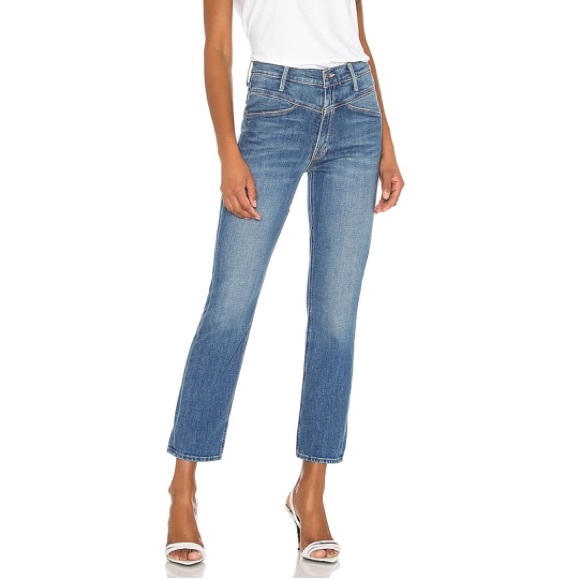 MOTHER Jeans Mother Women 26 Blue Wander Dust High Rise The Dazzler